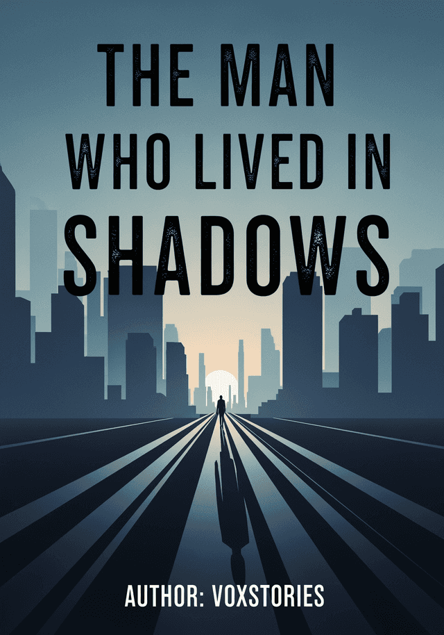 The Man Who Lived in Shadows - AI generated book cover