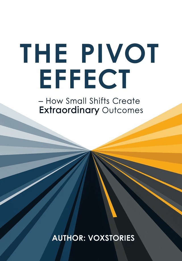 The Pivot Effect: How Small Shifts Create Extraordinary Outcomes - AI generated book cover